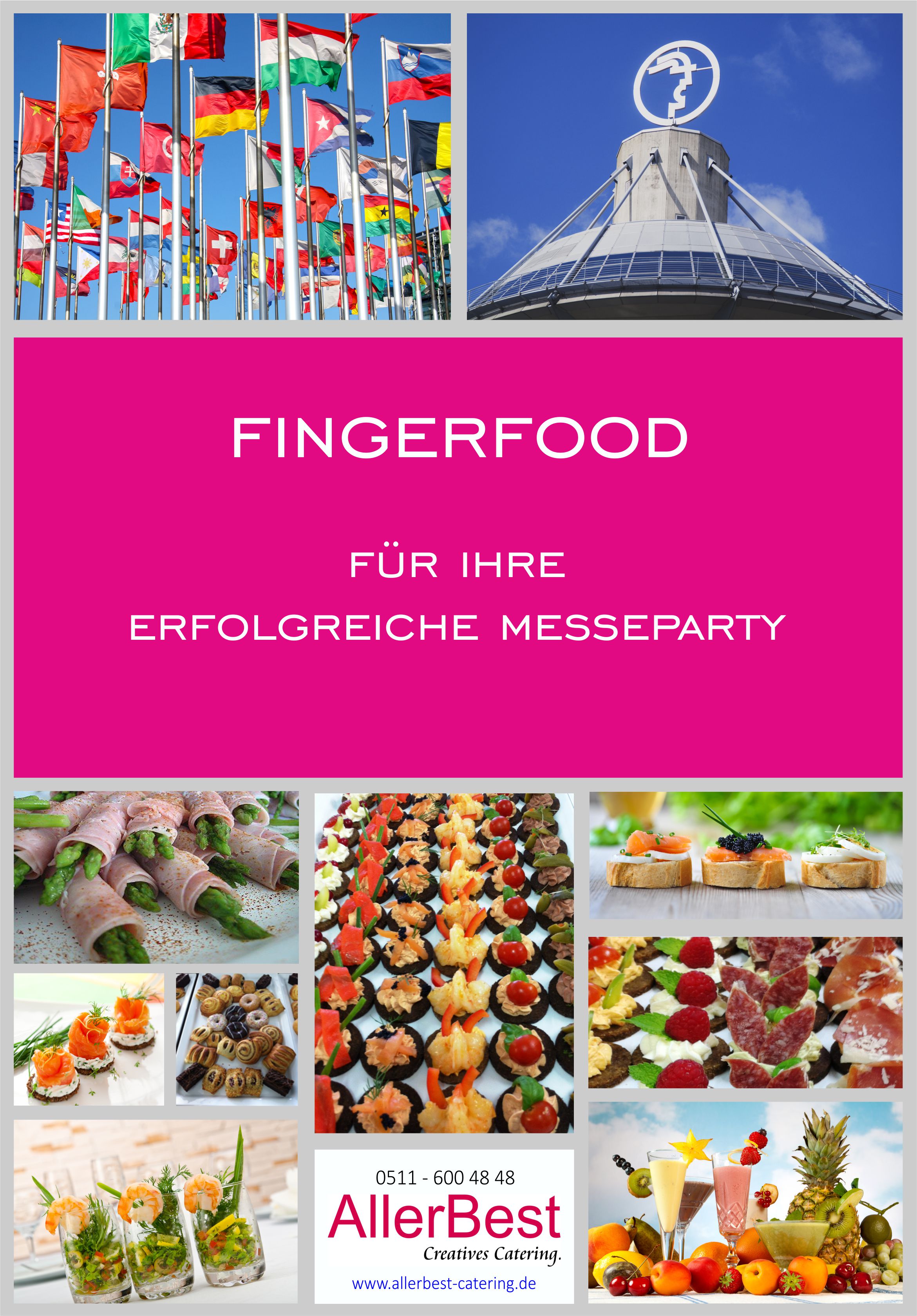 Titelblatt Fingerfood-Modul für Messepartys 2018